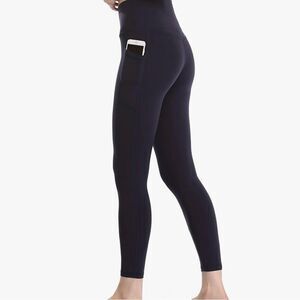 Colorful Koala|High-Waisted| 7/8 Length Legging |Navy| Pockets |Small|Great